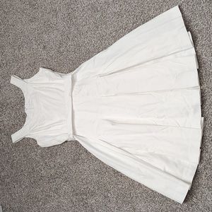 Vintage White Sleeveless Dress